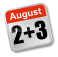 2+3 August