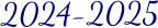 2024-2025